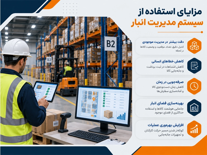 چرا از سیستم مدیریت انبار استفاده میکنیم؟
